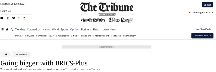 外媒聚焦金磚國家領(lǐng)導(dǎo)人會晤：加強合作，共克時艱_fororder_企業(yè)微信截圖_16561476336225