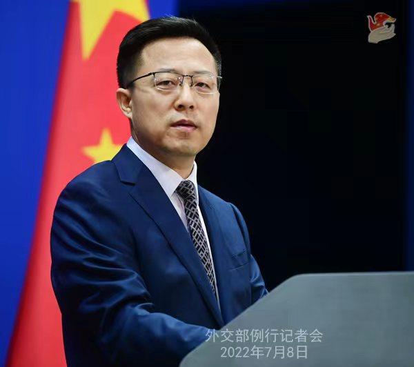 外交部發(fā)言人趙立堅(jiān) 薛偉 攝