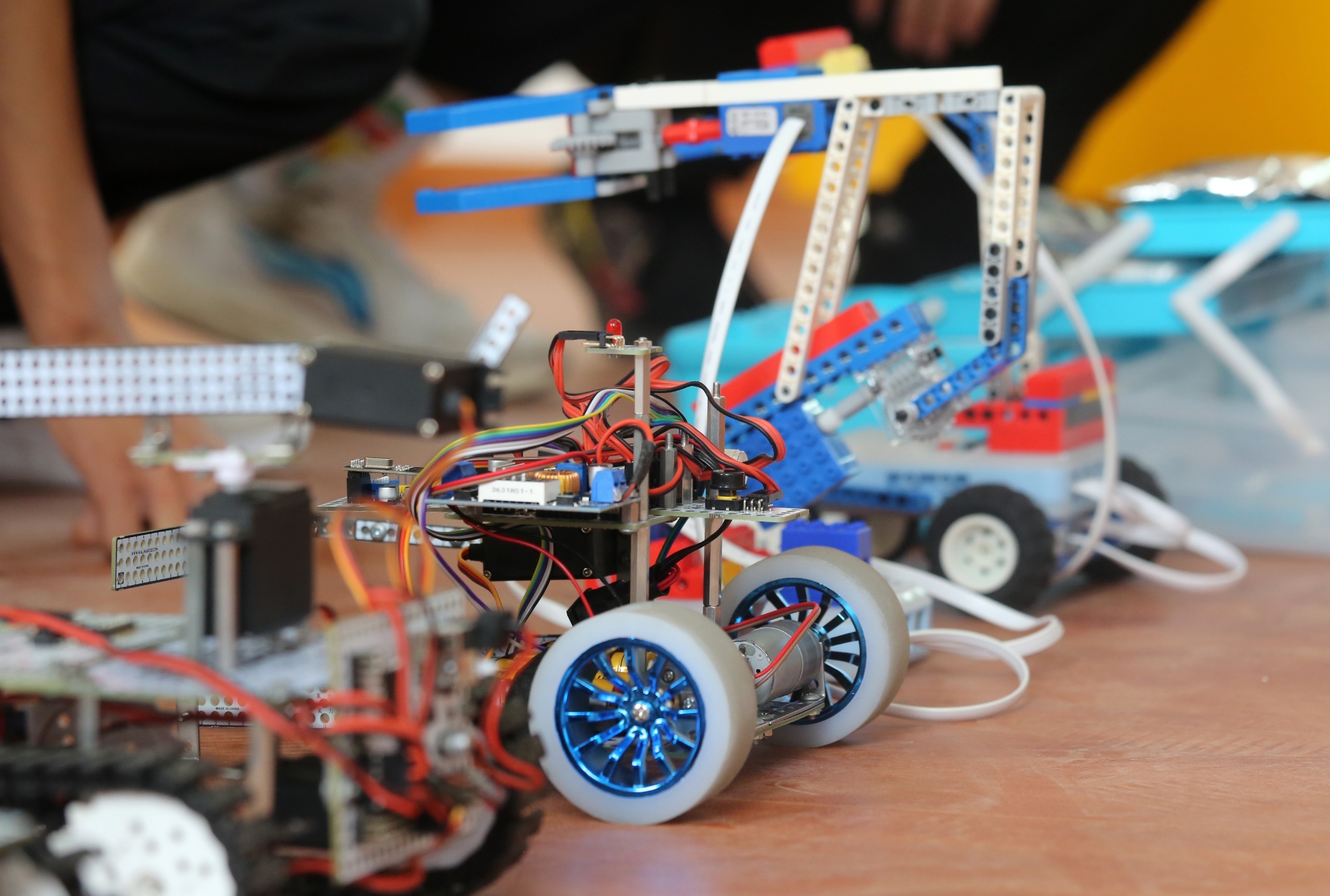 機(jī)器人展示。張朝峰攝