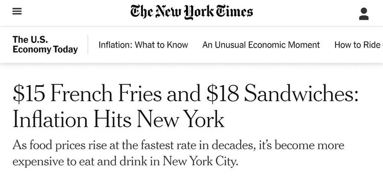 外媒和網(wǎng)友聚焦美國的高通脹:禍害百姓 拖累世界_fororder_圖片1