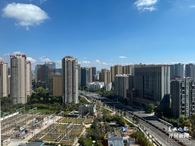 晴天（春城晚報-開屏新聞記者 何曉宇 攝）