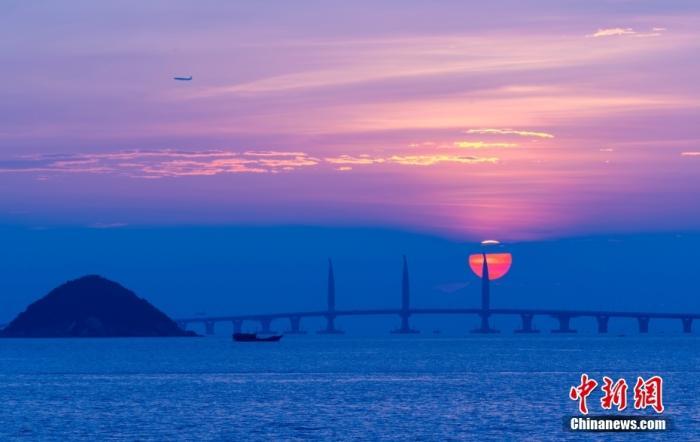 港珠澳大橋。 中新社記者 張煒 攝