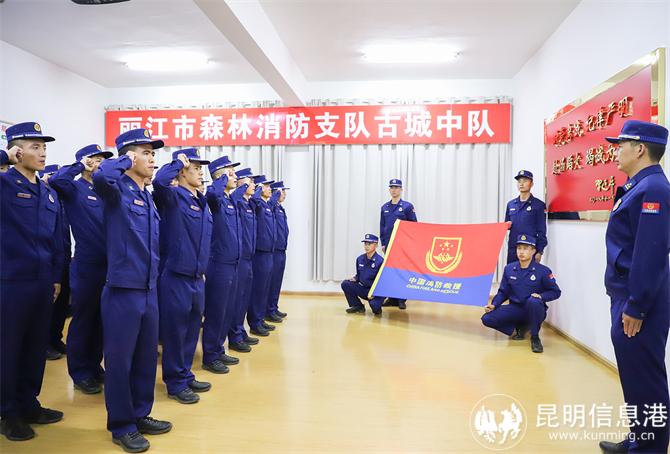 中隊(duì)注重用訓(xùn)詞精神引領(lǐng)建隊(duì)。