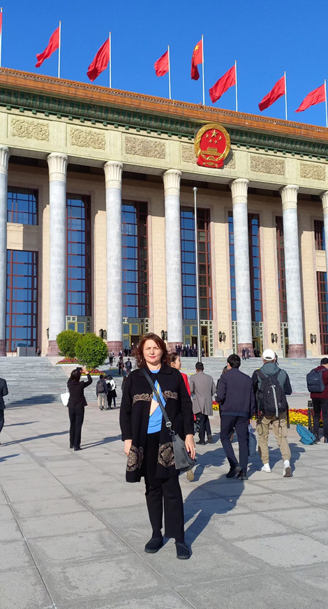 格魯吉亞經(jīng)濟(jì)中心網(wǎng)記者莉安娜。受訪者供圖