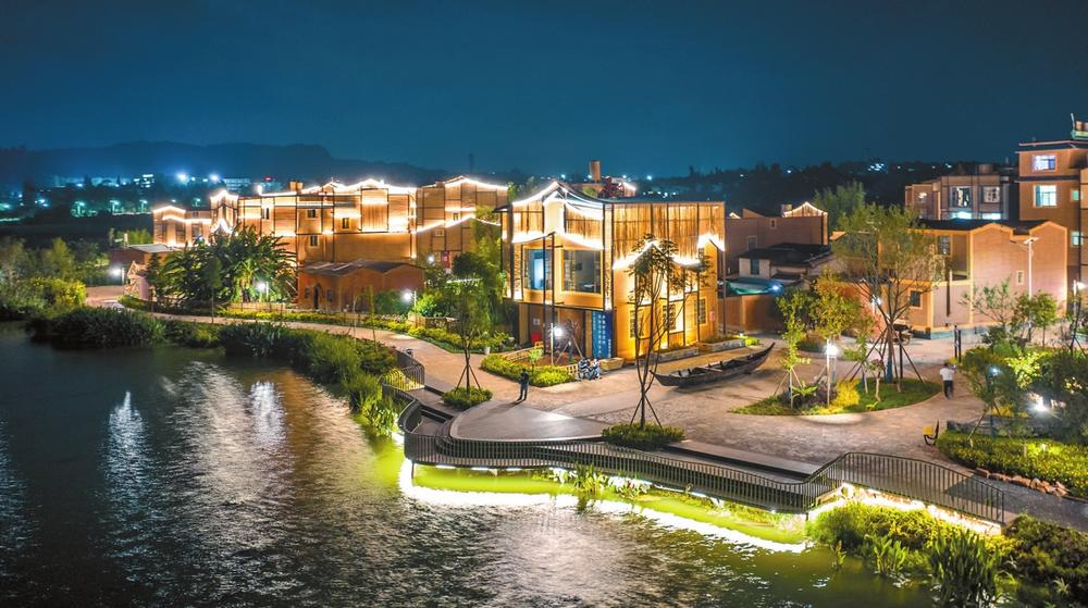 小漁村夜景 宋光旭 攝