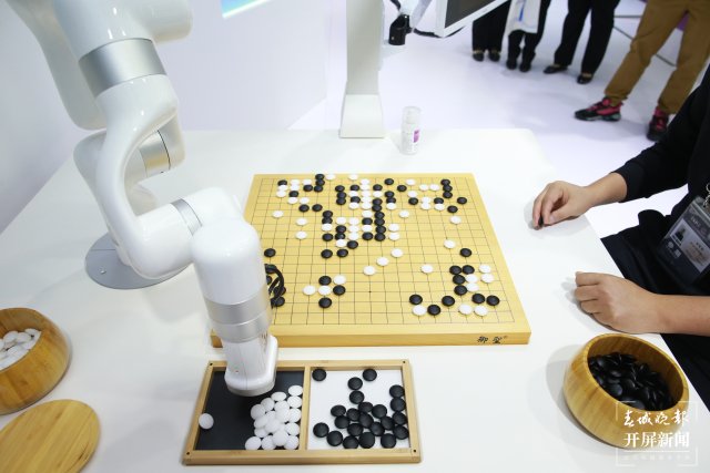 南博會上科大訊飛有點(diǎn)“料”（高偉 攝）