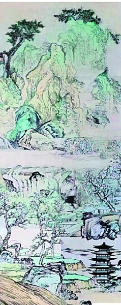 全球首次人機(jī)共創(chuàng)山水畫(huà)拍賣(mài)：一場(chǎng)跨越時(shí)空的“對(duì)話(huà)”