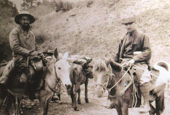 當(dāng)年的傳教士在朱苦拉。（資料圖）