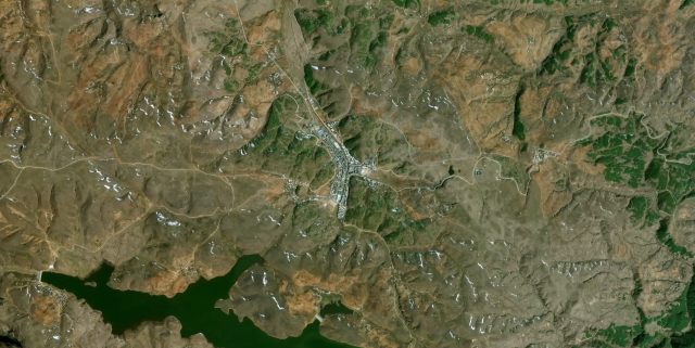 昭通大山包保護(hù)區(qū)衛(wèi)星圖