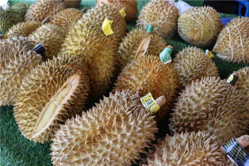 市場(chǎng)上售賣的榴蓮1.JPG 圖片