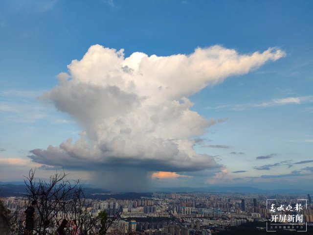 天氣 下雨 多云（開屏新聞記者羅秋旭 攝）