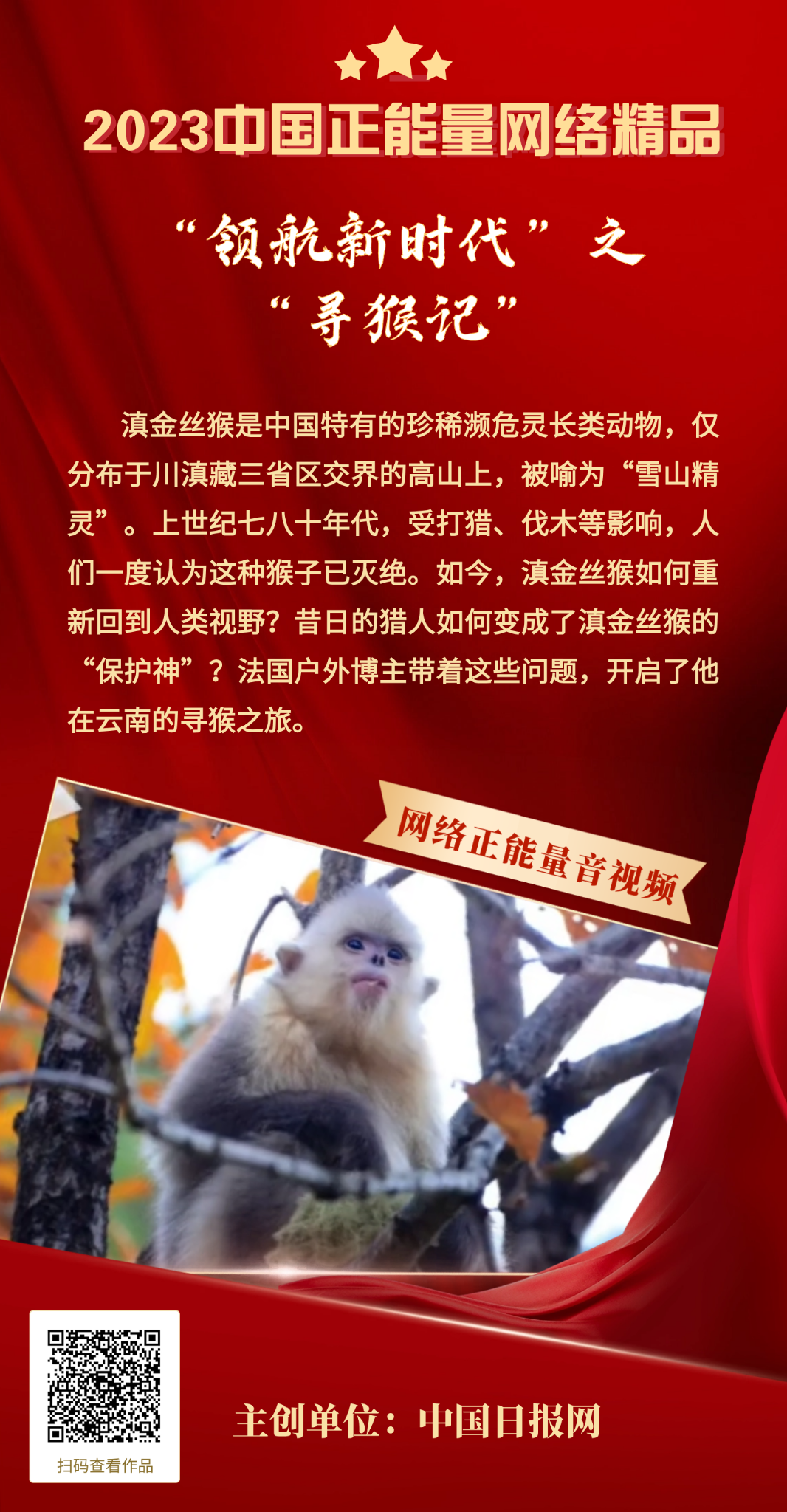 “領(lǐng)航新時代”之“尋猴記”