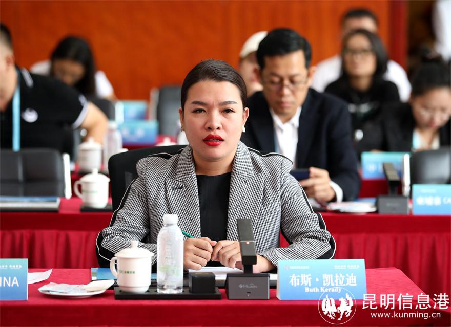 柬埔寨證券有限公司首席執(zhí)行官布斯·凱拉迪。云南交投集團供圖