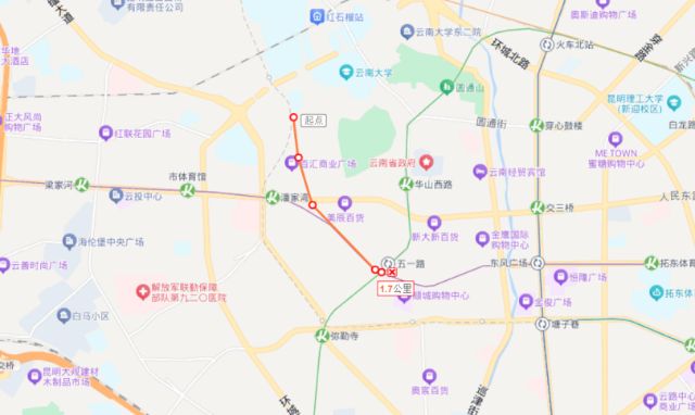 近期昆明市中心這些道路夜間半封閉施工3.png