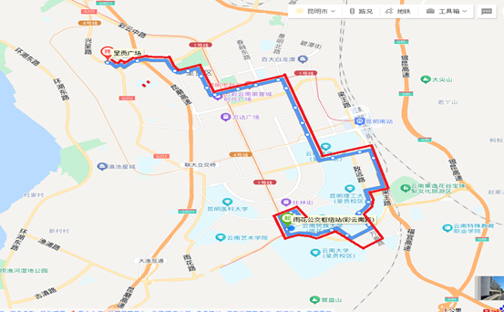 （采訪傳編輯）出行更便捷！昆明11條公交線路12月1日起調(diào)整 4.jpg