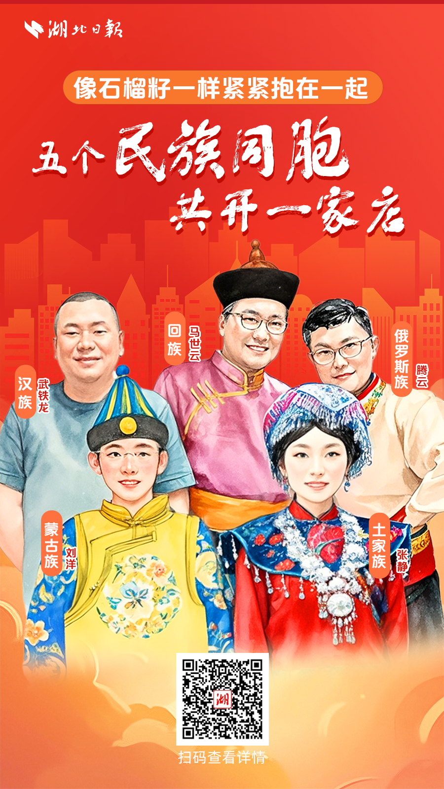 文化中國(guó)行｜五個(gè)民族同胞共開一家店