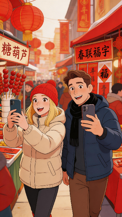 【新春走基層】萬(wàn)象AI記丨春節(jié)檔文旅，既是風(fēng)景又是年味